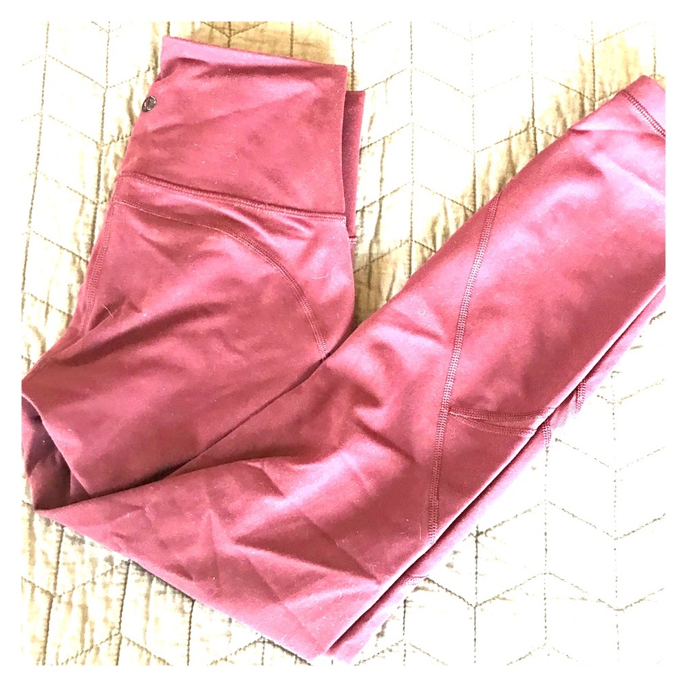 Rare Lululemon Leggings with Mesh detail